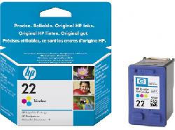 Картридж HP C9352AE (№22) HP DJ 3920/3940/D1360/D1460/D2330/D2360/D2460/F370/F375/F380/F2100/F4180/PSC 1402/1410/1415/1417 (5ml)