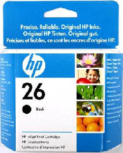 Картридж HP 51626A (№26) BLACK для HP DJ 4x0/5xx/200/220/600